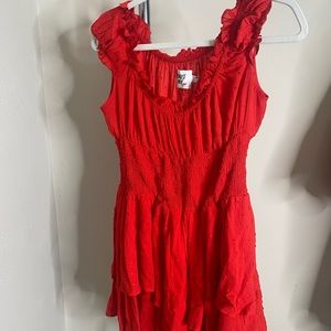NOT FOR SALE Princess Polly Red Romper